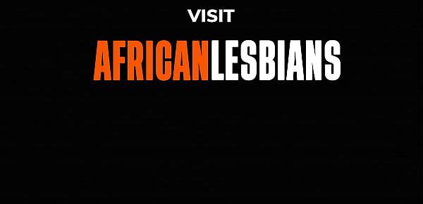  African Lesbian Ebony Massage includes Happy Ending using Dildo